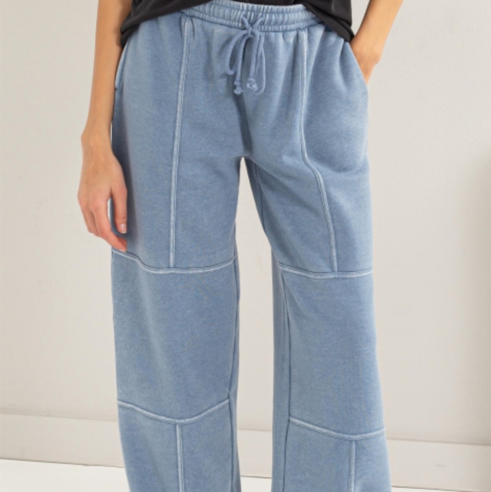 HYFVE Stitched Design Drawstring Sweatpants